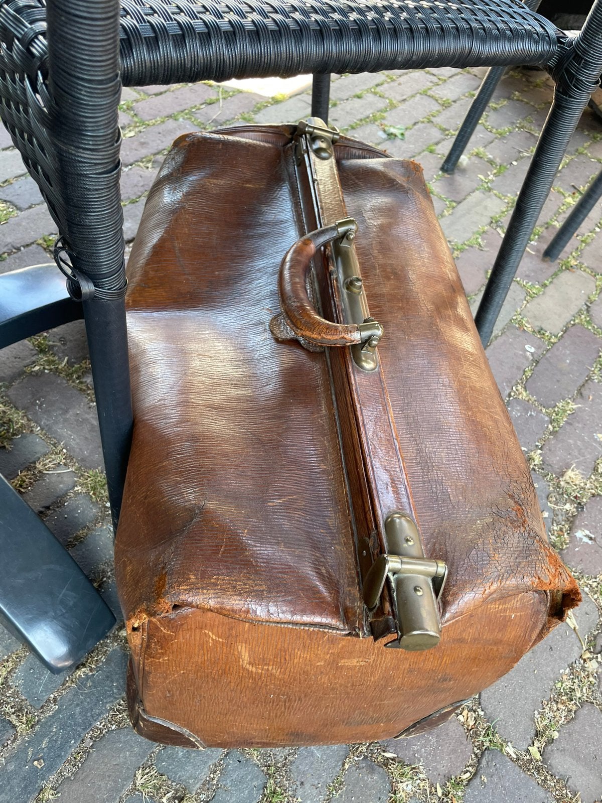 Dokterstas groot formaat. Opent/sluit prima. Gebruikt., Ophalen