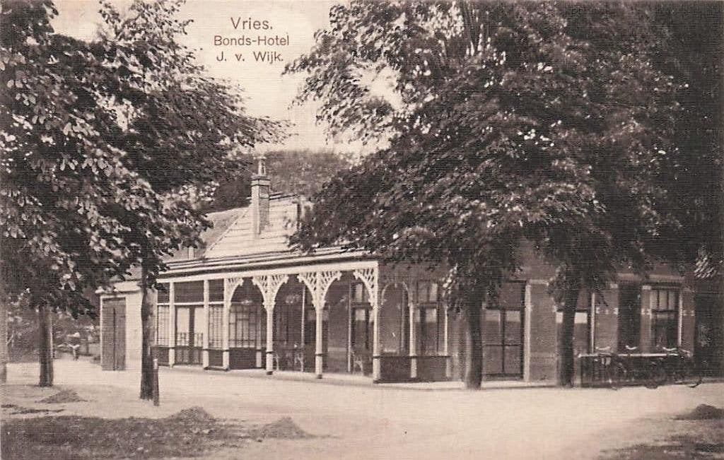 AZ951 Vries Bonds Hotel van Wijk ca. 1915 uitg. v.d. Zijl, Verzenden, Voor 1920, Ongelopen, Drenthe
