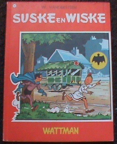 Suske en Wiske Wattman 1e Druk Matte versie 1967, Eén stripboek, Ophalen of Verzenden, Gelezen