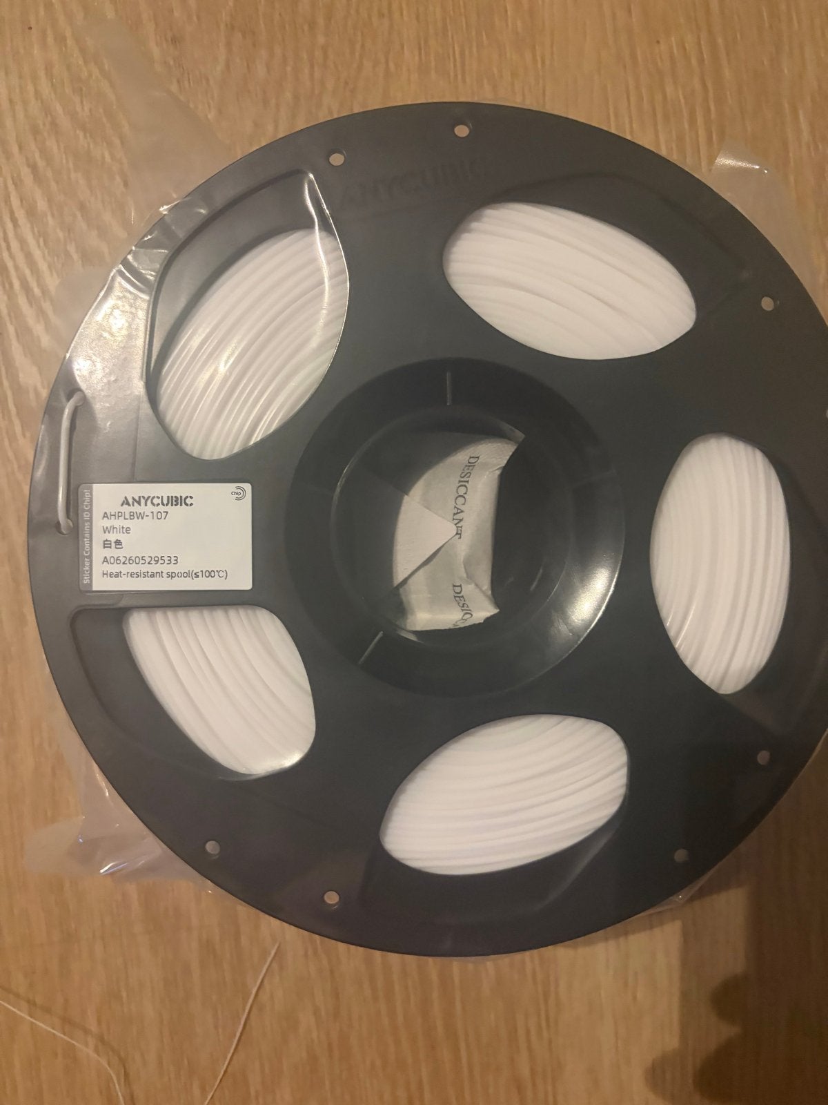 Anycubic PLA Filament Wit - Nieuw in verpakking, Verzenden, Nieuw, Filamentrollen