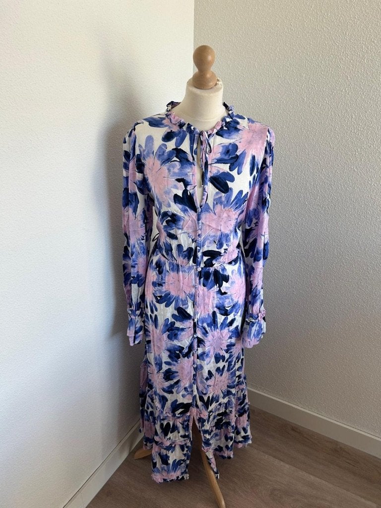 Fabienne Chapot maat 40 Lila maxi Marigold dress 2, Maat 38/40 (M), Paars, Ophalen of Verzenden, Zo goed als nieuw