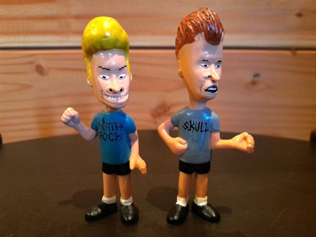 Beavis & Butt-Head PVC figuurtjes Bullyland 1994, Ophalen, Zo goed als nieuw