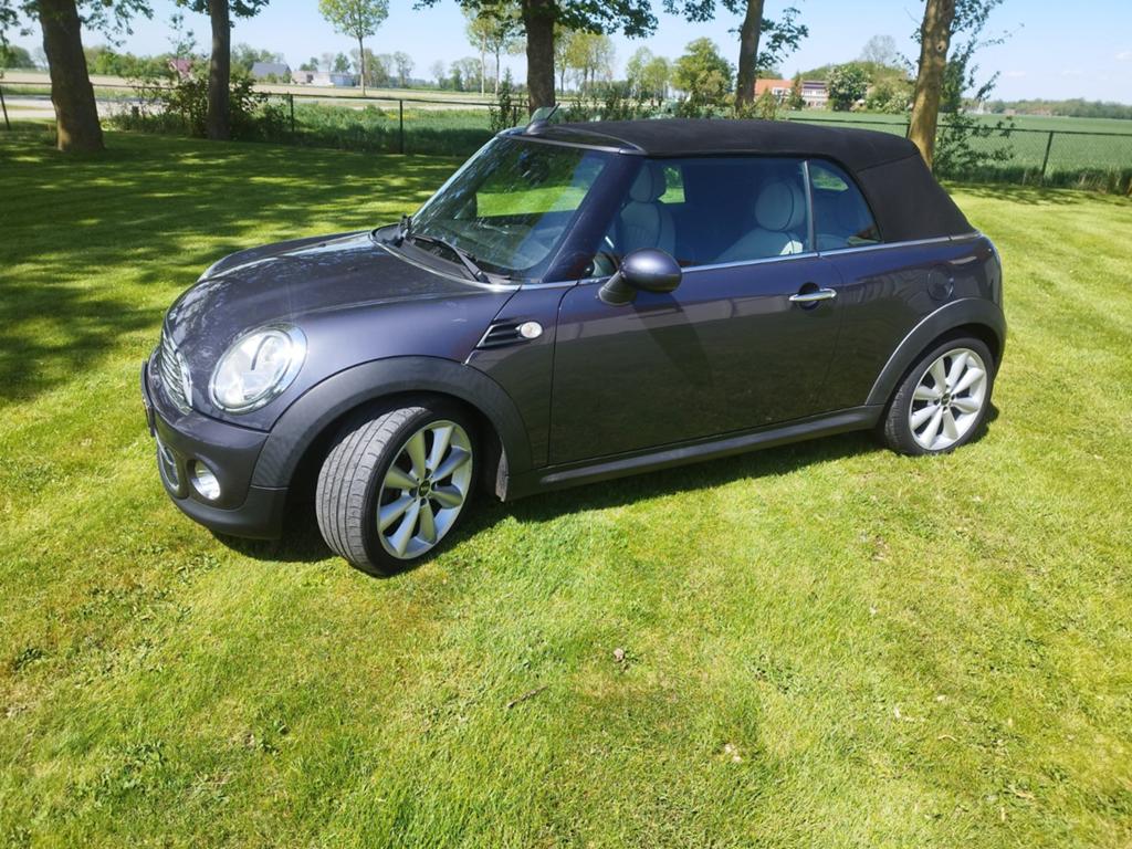 Mini 1.6D 82KW Cabrio 2012 Grijs, Auto's, Mini, Particulier, Cabrio, Airbags, Airconditioning, Automatische klimaatregeling, Bluetooth