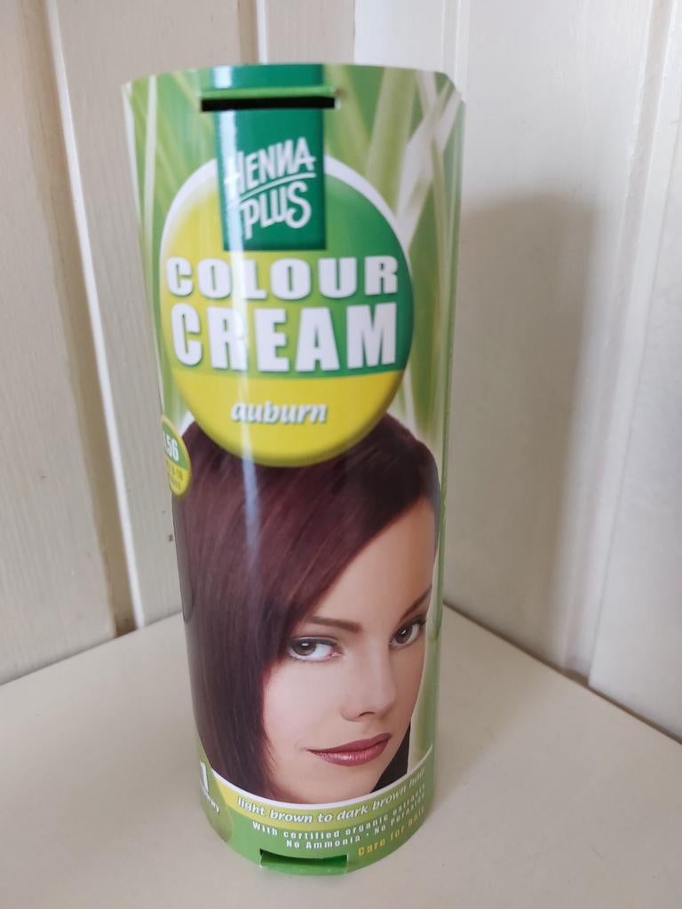 Henna Plus Colour Cream 4.56 Auburn Haarverf, Ophalen of Verzenden, Nieuw, Overige typen