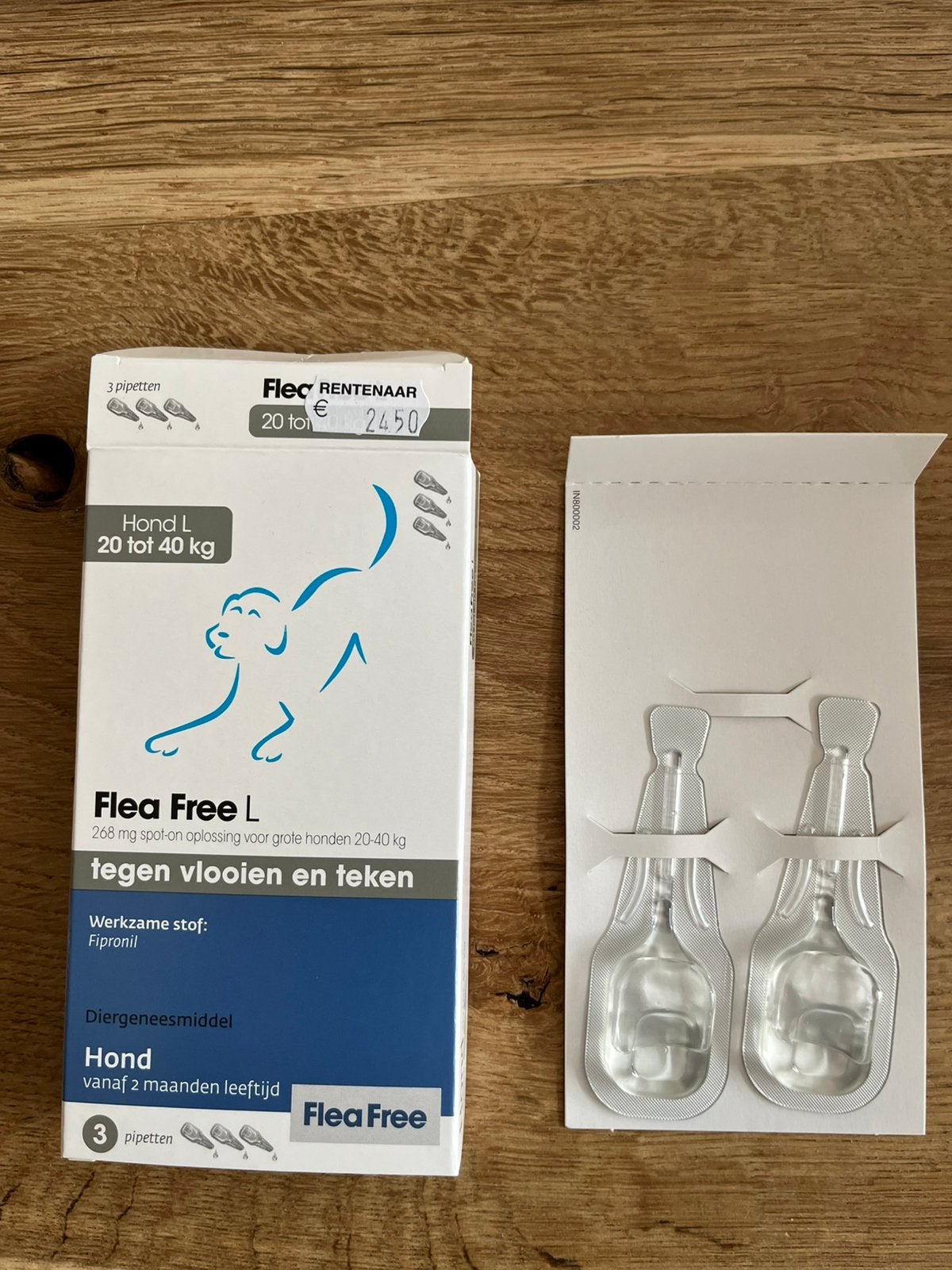 Flea Free tegen vlooien en teken, Ophalen of Verzenden, Hond