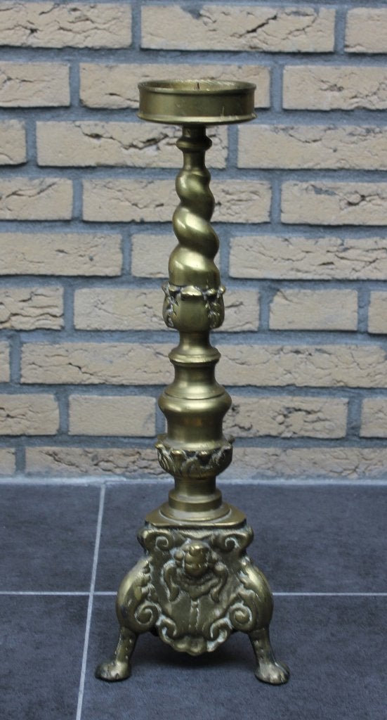 Koperen kandelaar, Ophalen, Overige materialen, 50 cm, Zo goed als nieuw