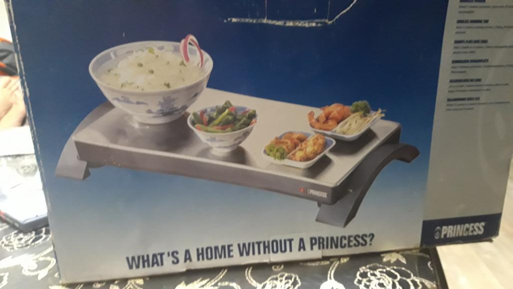 Princess Warmhoudplaat - Ideaal voor feesten en diners, Ophalen of Verzenden, Nieuw