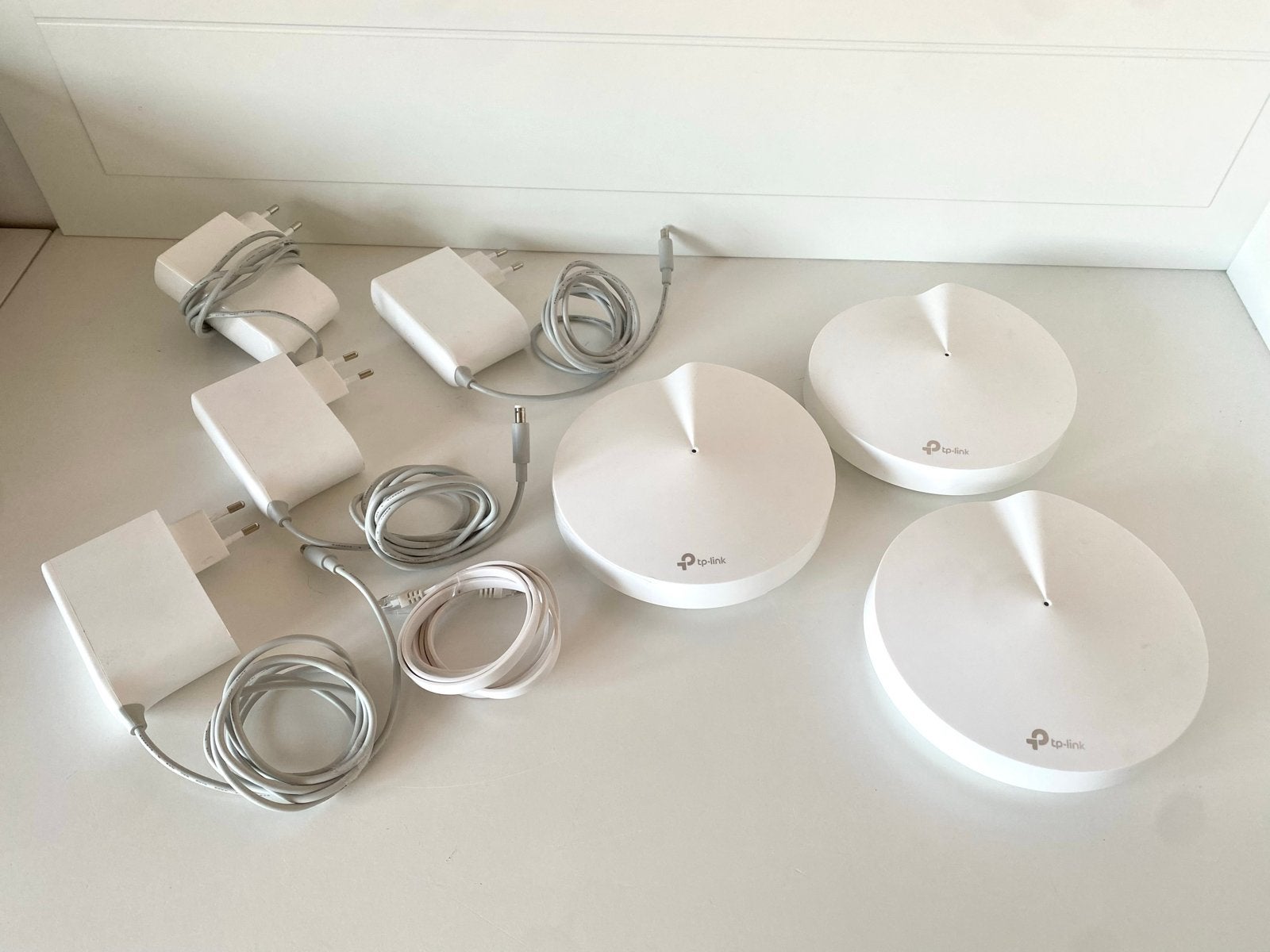 TP-Link Deco M9 Plus AC2200 Smart Home Mesh Wi-Fi Systeem, Ophalen of Verzenden, Zo goed als nieuw, Router