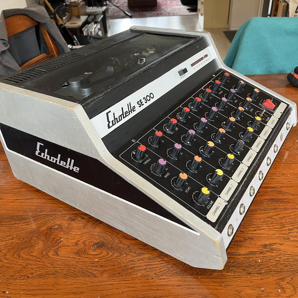 Echolette SE300 - mixer versterker tape echo, Ophalen, Gebruikt, 5 tot 10 kanalen, Microfooningang