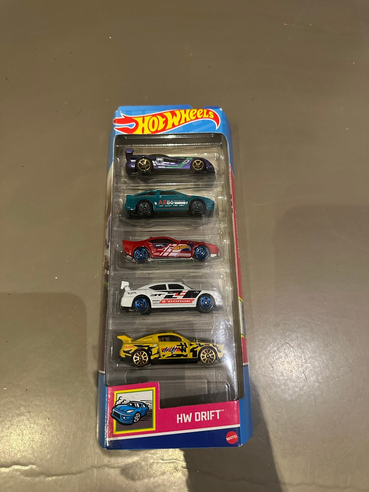 Hot Wheels HW Drift 5-pack - Nieuw in verpakking, Ophalen of Verzenden, Nieuw