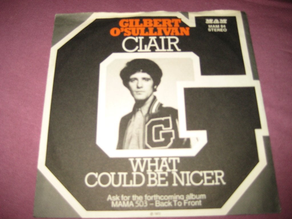 Gilbert O`Sullivan: Clair, Cd's en Dvd's, Ophalen of Verzenden, Zo goed als nieuw, Pop