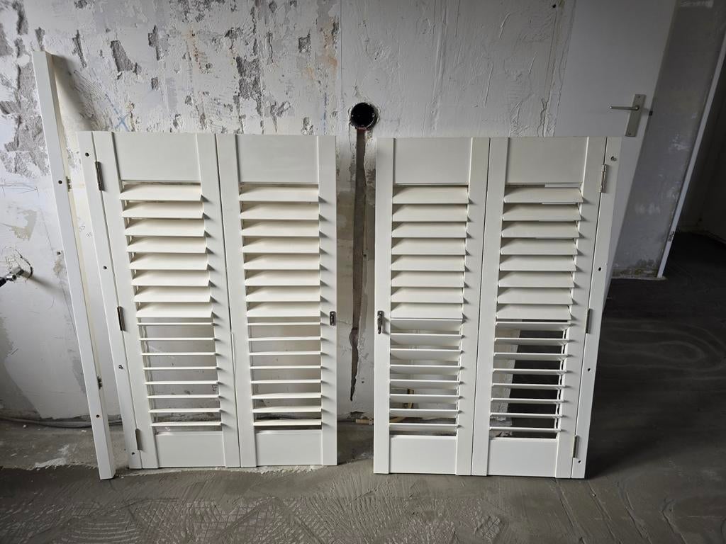 Shutters - louvredeuren, Ophalen, 100 tot 150 cm
