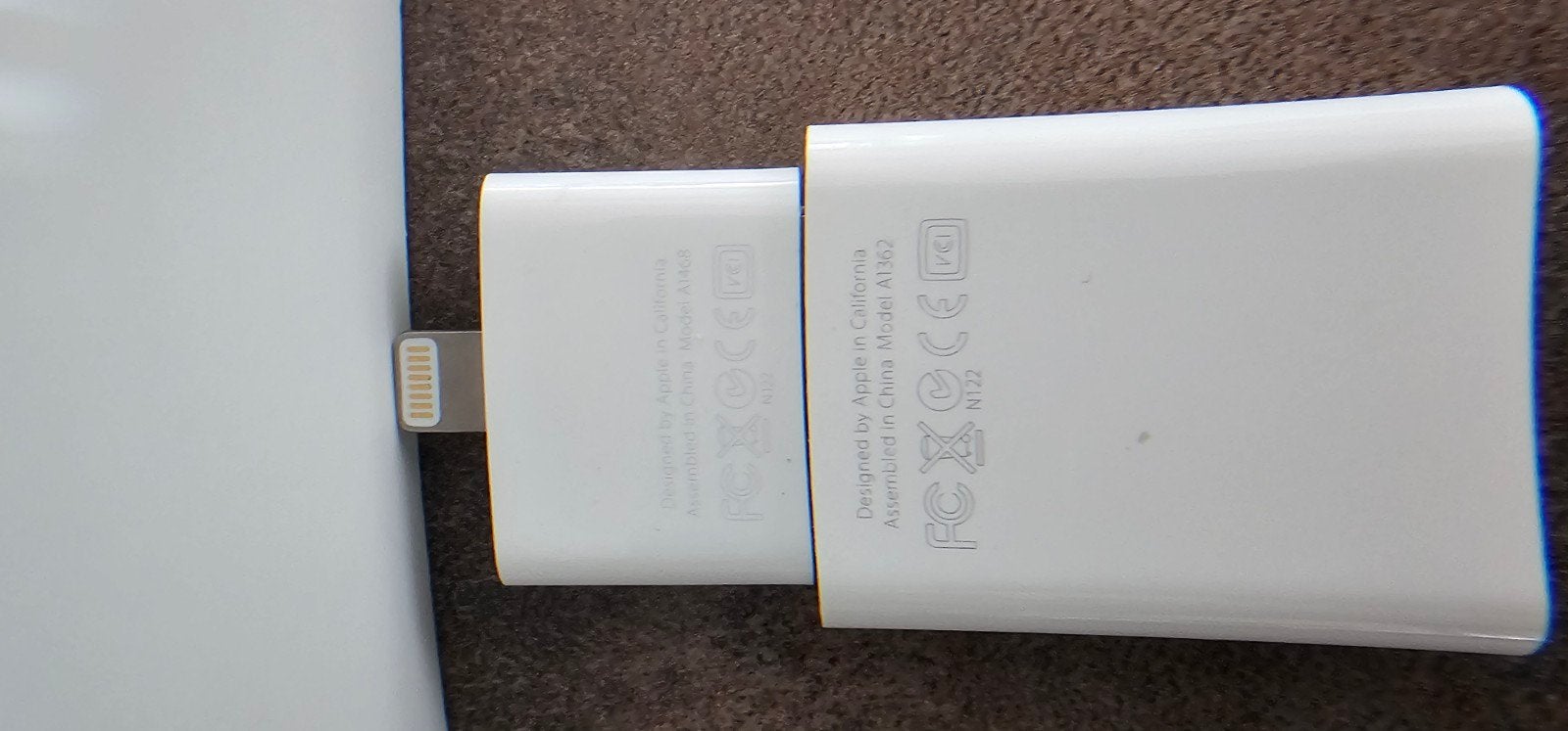 Originele Apple Lightning naar 30-pins Adapter A1468 + A1362, Lightning, Adapter, Zo goed als nieuw, Apple