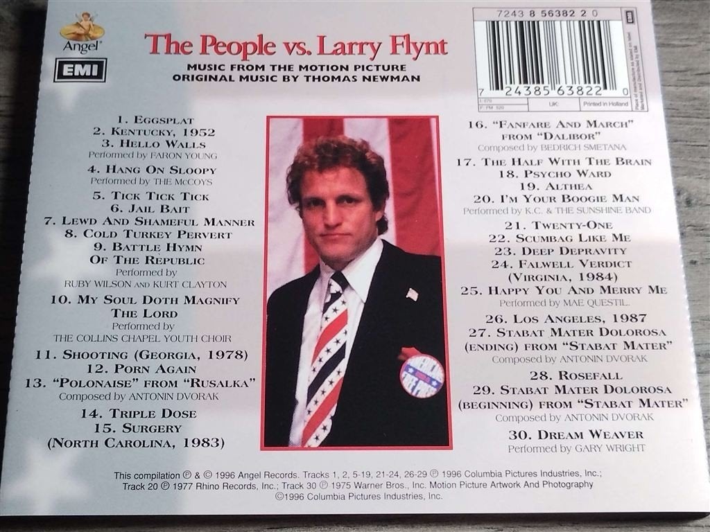 The People Vs. Larry Flynt [Music From The Motion Picture], Ophalen of Verzenden, Zo goed als nieuw