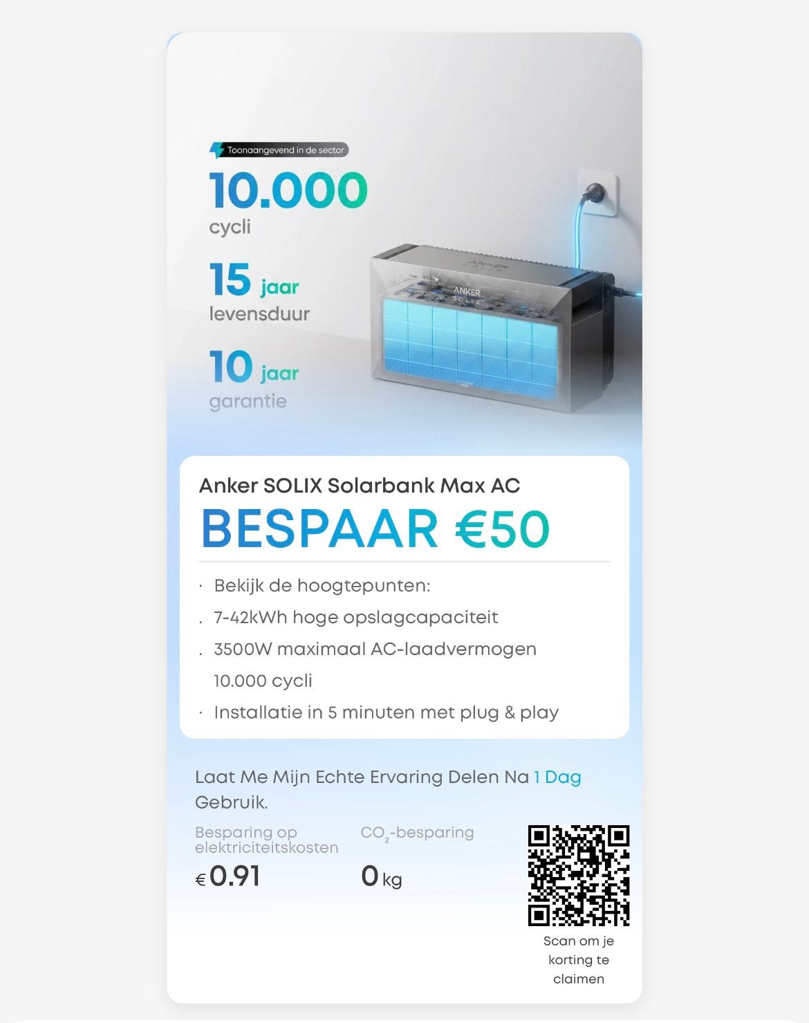 Anker solix max ac korting code, Ophalen of Verzenden, Zo goed als nieuw, 2 TB of meer