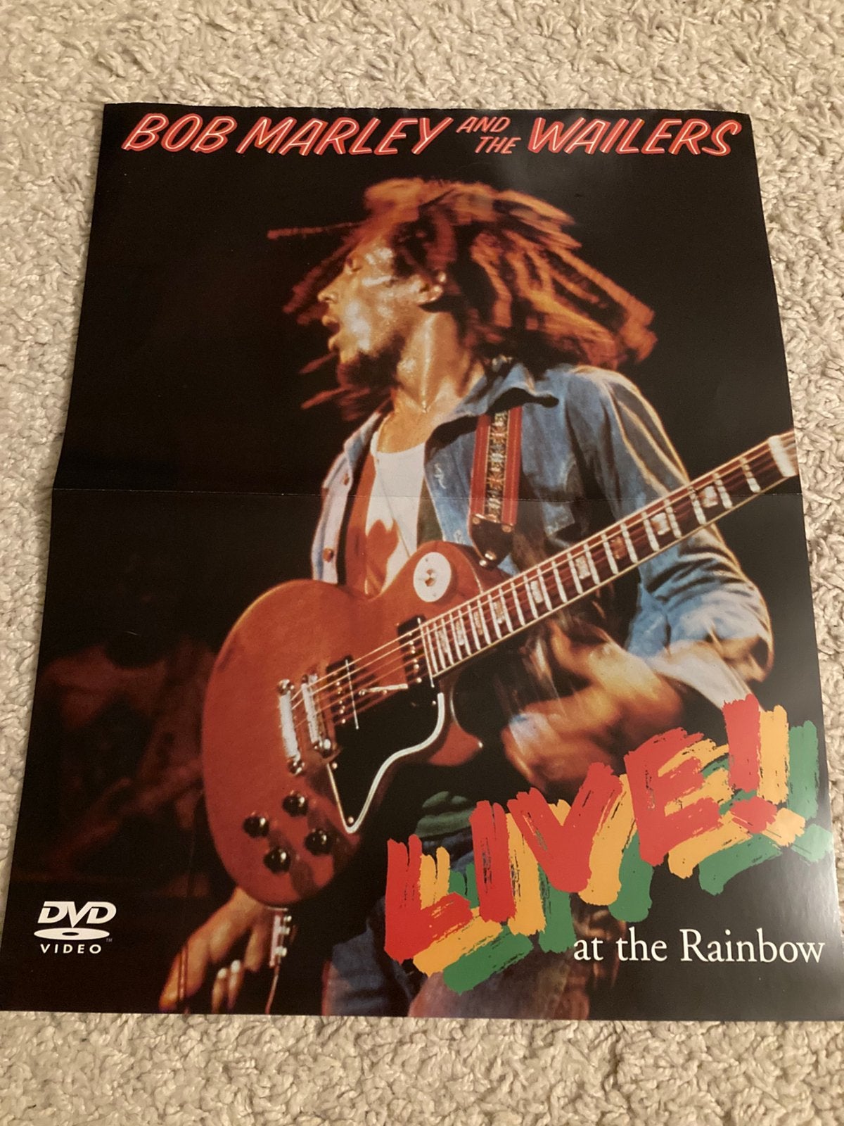 BOB MARLEY Live At The Rainbow A3 Poster, Ophalen of Verzenden, A1 t/m A3, Muziek