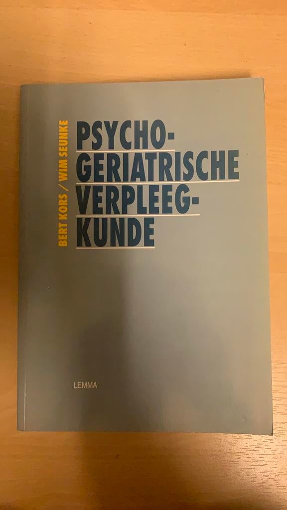 Psycho-Geriatrische Verpleegkunde, Ophalen of Verzenden, Gamma, Gelezen, HBO