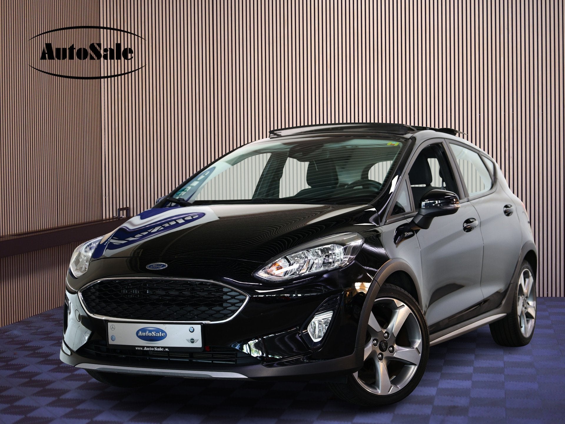 Ford Fiesta 1.0 EcoBoost ACTIVE X DUURSTE UITV AUTOMAAT PANO, Auto's, Gebruikt, Zwart, Origineel Nederlands, Bedrijf