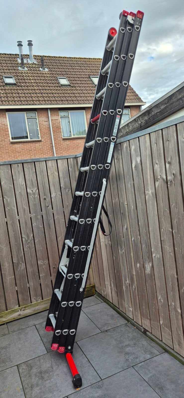 Altrex Pro 3x12 Treden Ladder Zeer Goede Staat, Doe-het-zelf en Verbouw, Ophalen, Zo goed als nieuw, Ladder, Opvouwbaar of Inschuifbaar