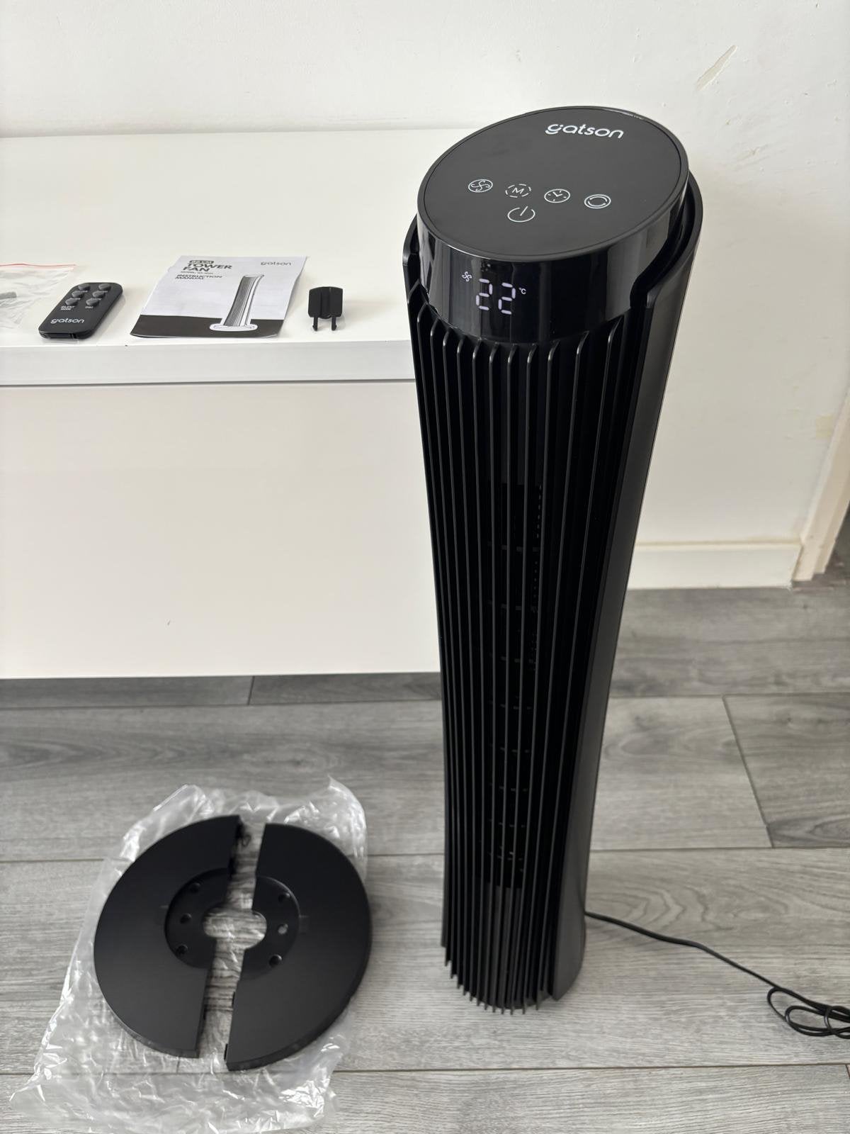 Gatson Torenventilator86cmStil+Afstandsbedienin waaierNieuw, Ophalen, Ventilator met afstandsbediening, Nieuw, Statiefventilator