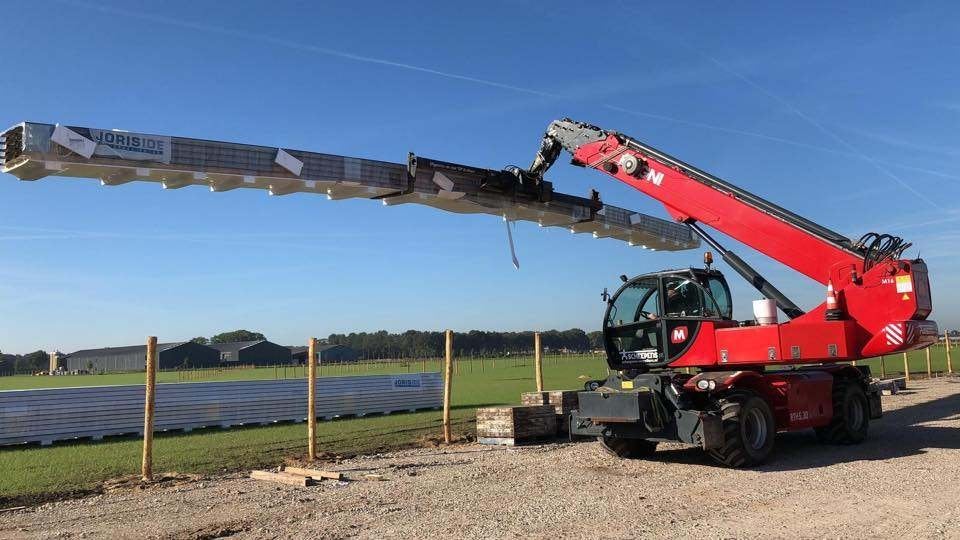 Uitschuifbaar lepelrek 7.000 kg, Ophalen, Verreiker