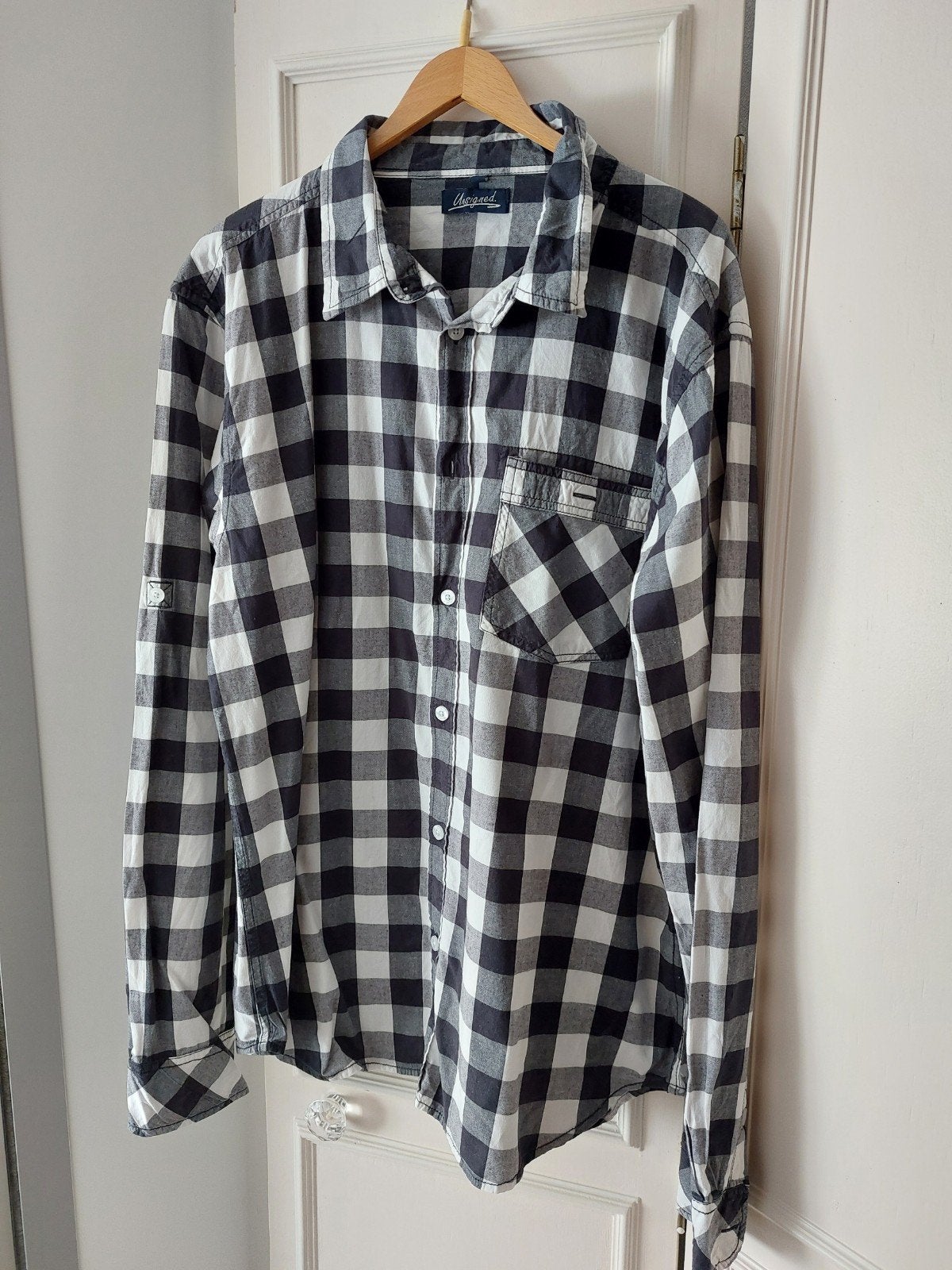 Overhemd, Kleding | Heren, Ophalen of Verzenden, Zo goed als nieuw, Zwart, Overige halswijdtes