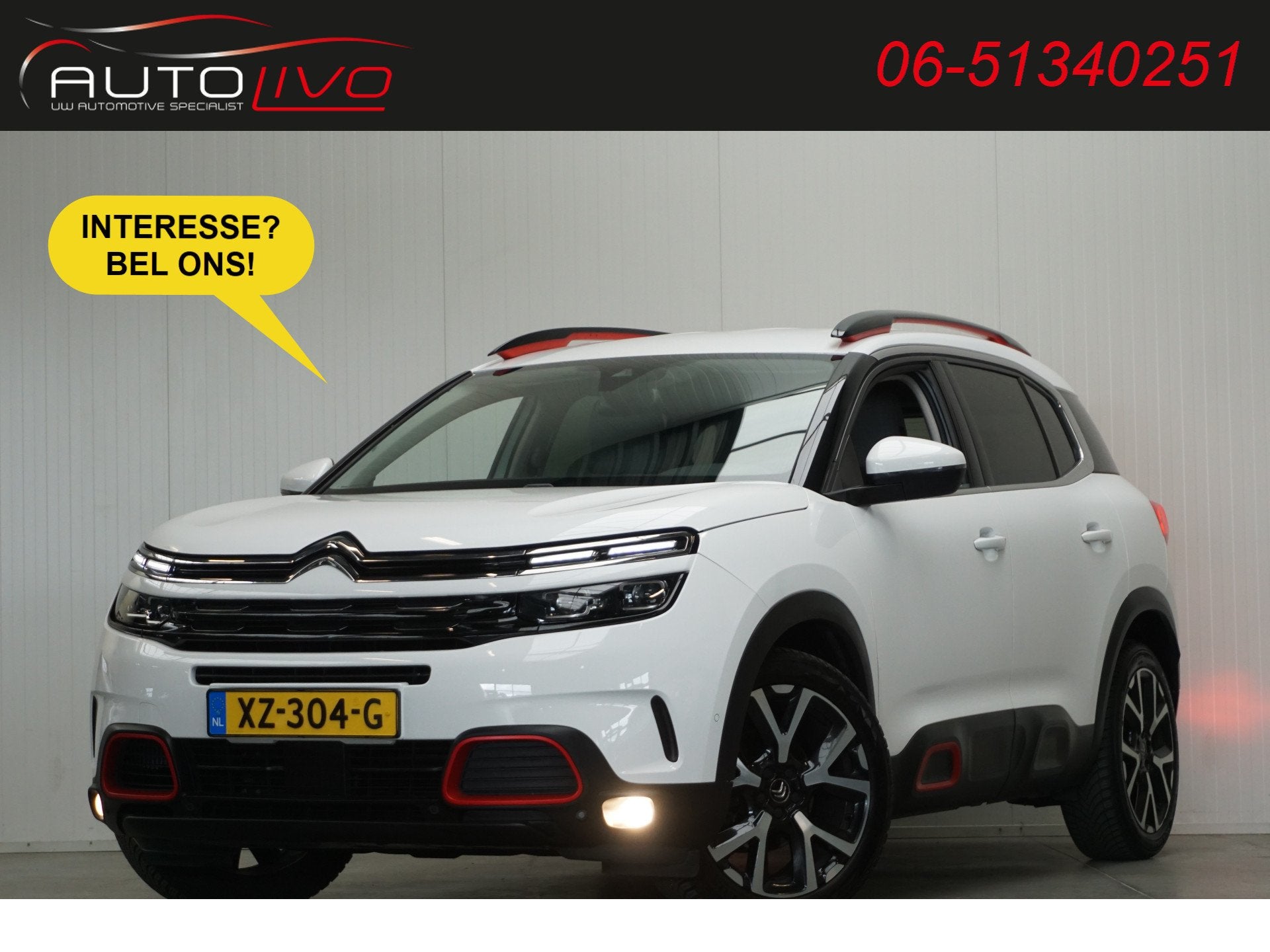 Citroën C5 Aircross 1.2 PureTech Business Plus LEER ST. VER, Auto's, Voorwielaandrijving, 1350 kg, Gebruikt, Euro 6