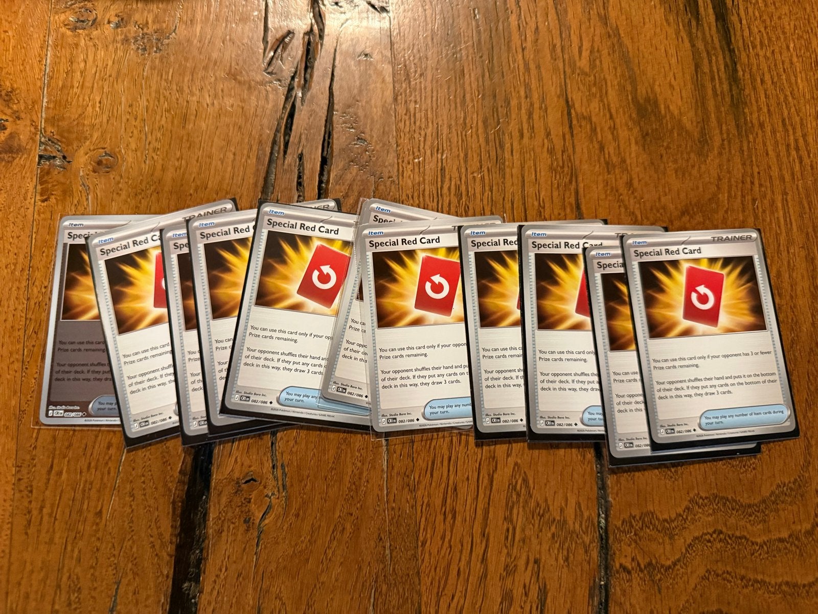Bulk Special Red Card uit Chaos Rising (Pokémon TCG), Verzenden, Nieuw, Meerdere kaarten
