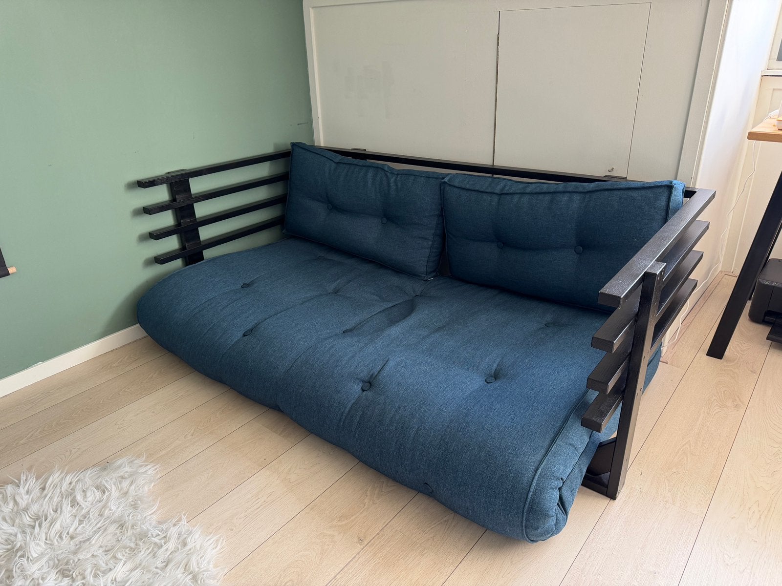 Karup Funk slaapbank, Huis en Inrichting, Ophalen, Gebruikt, Tweepersoons, Zwart