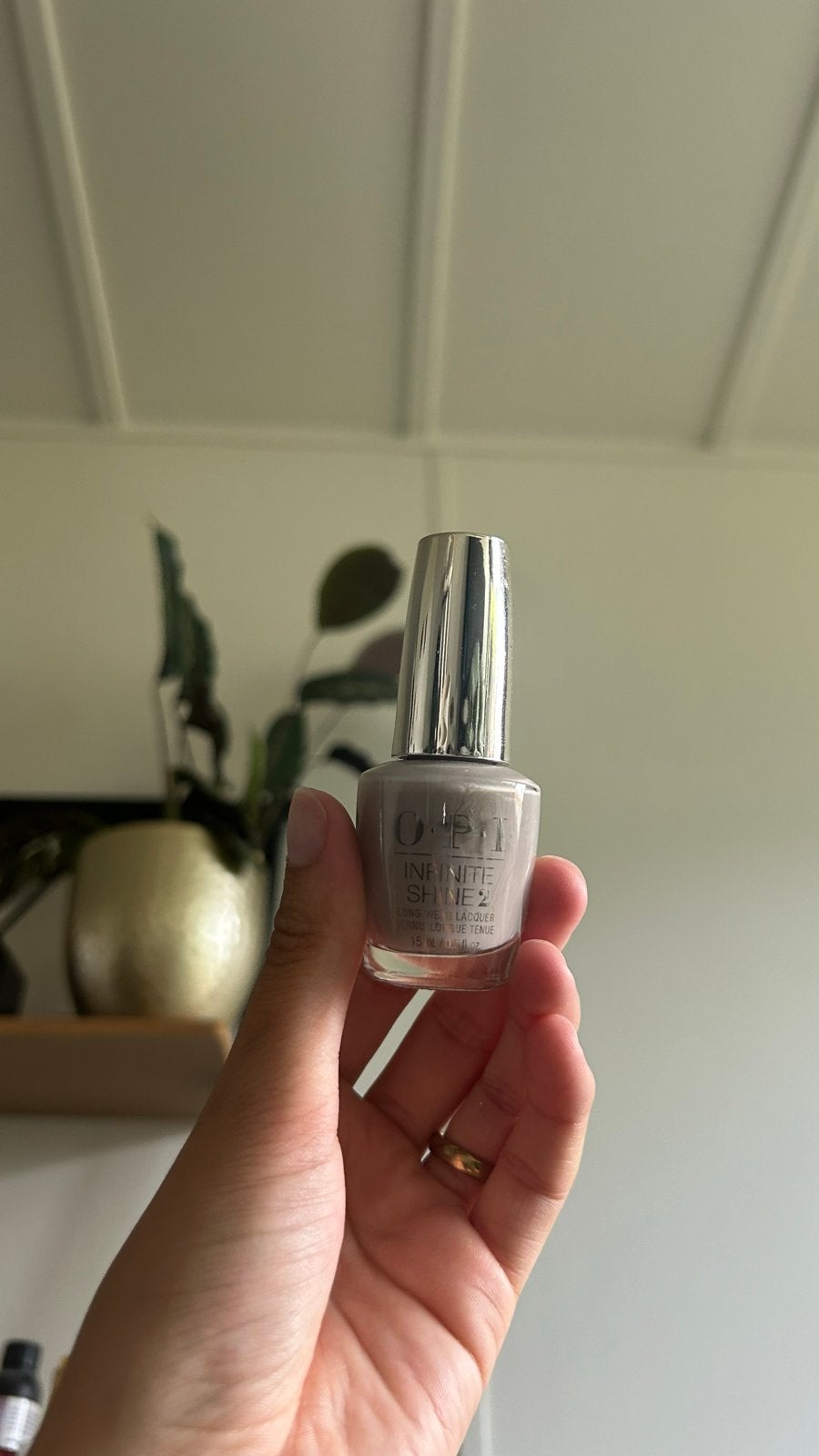 OPI Infinite Shine 2 Nagellak - Taupe-less Beach, Ophalen, Overige kleuren, Zo goed als nieuw, Handen en Nagels