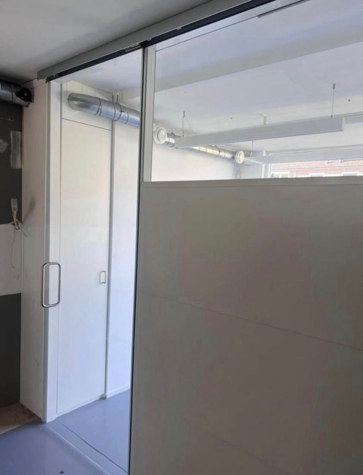 3x Glazen schuifdeur - gratis afhalen, Ophalen, 80 tot 100 cm, Binnendeur, Schuifdeur