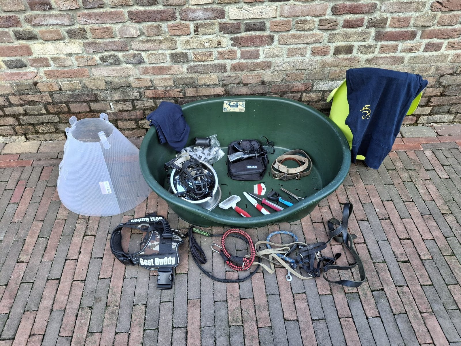 Hondenmand en toebehoren, Ophalen, Gebruikt