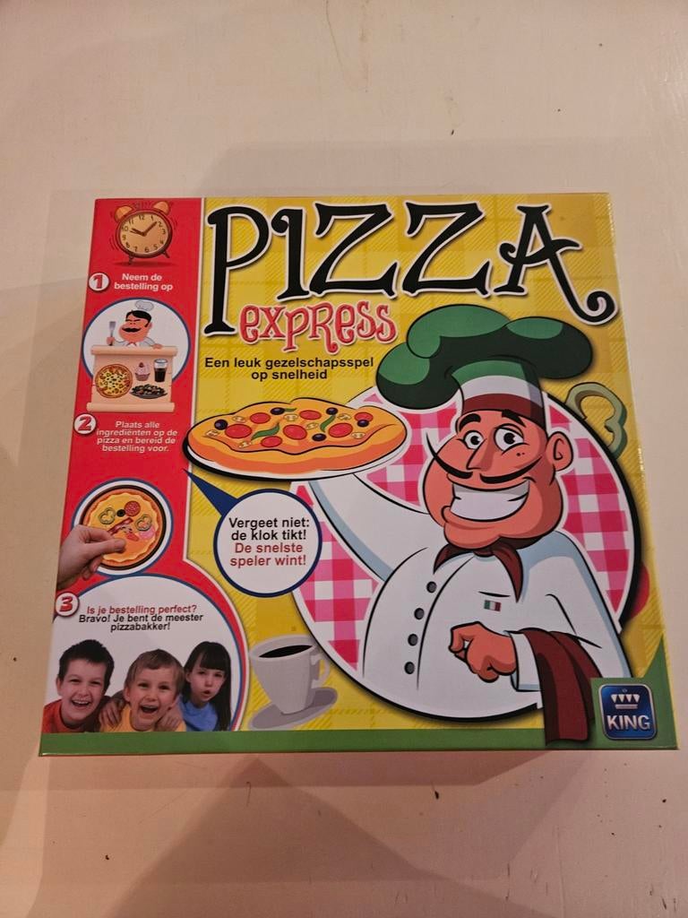 Pizza Express: Leuk gezelschapsspel op snelheid, goede staat, Hobby en Vrije tijd, Gezelschapsspellen | Bordspellen, Drie of vier spelers