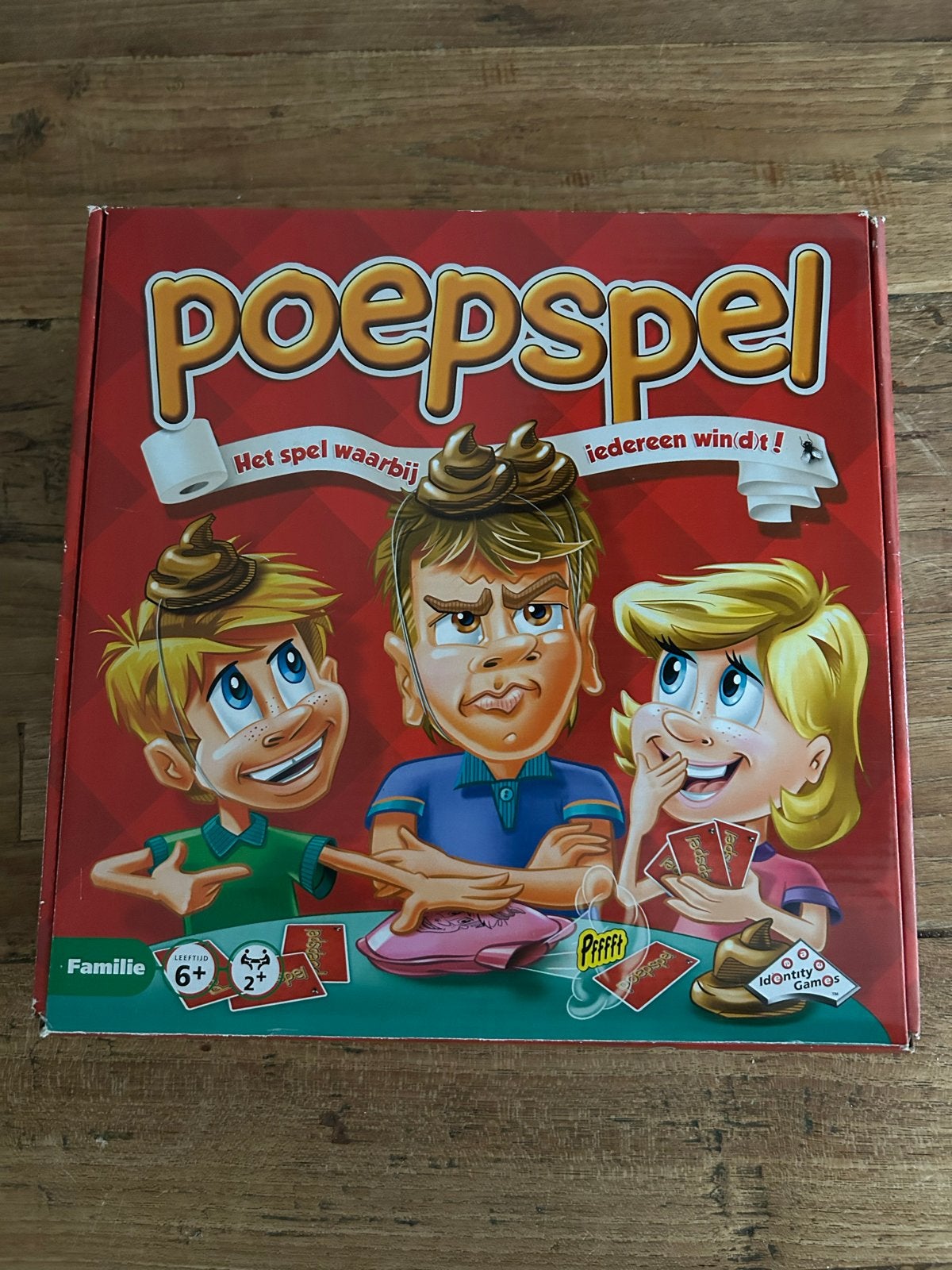 Poepspel - Het spel waarbij iedereen windt!, Drie of vier spelers, Ophalen of Verzenden, Zo goed als nieuw
