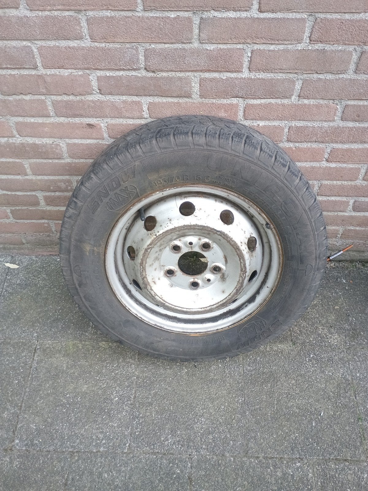Reservewiel Jumper Ducato Boxer 15" steek 118 et 68, Ophalen, Gebruikt, ., .