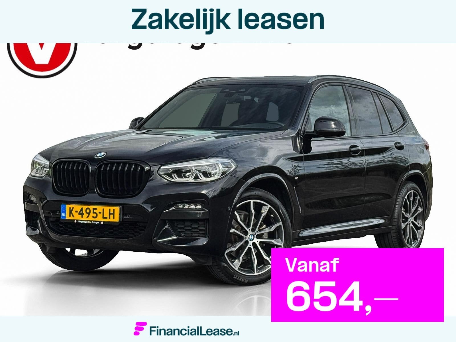 BMW X3 xDrive20i M-Sport  Trekhaak  Leder  Head-Up, Automaat, 15 km/l, Gebruikt, 4 cilinders