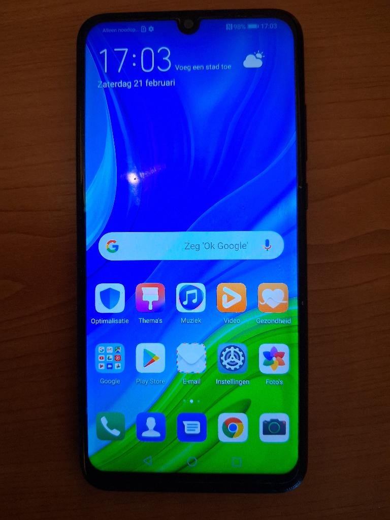 D- 01  Huawei P smart 2020, groen, ROM:128Gb RAM:4GB, Telecommunicatie, Touchscreen, Ophalen of Verzenden, Zo goed als nieuw, Zonder simlock