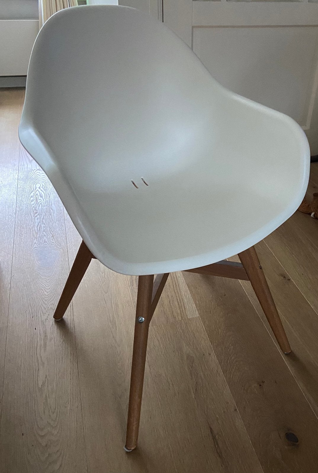 Ikea stoel Fanbyn, Huis en Inrichting, Ophalen, Zo goed als nieuw, Wit, Eén