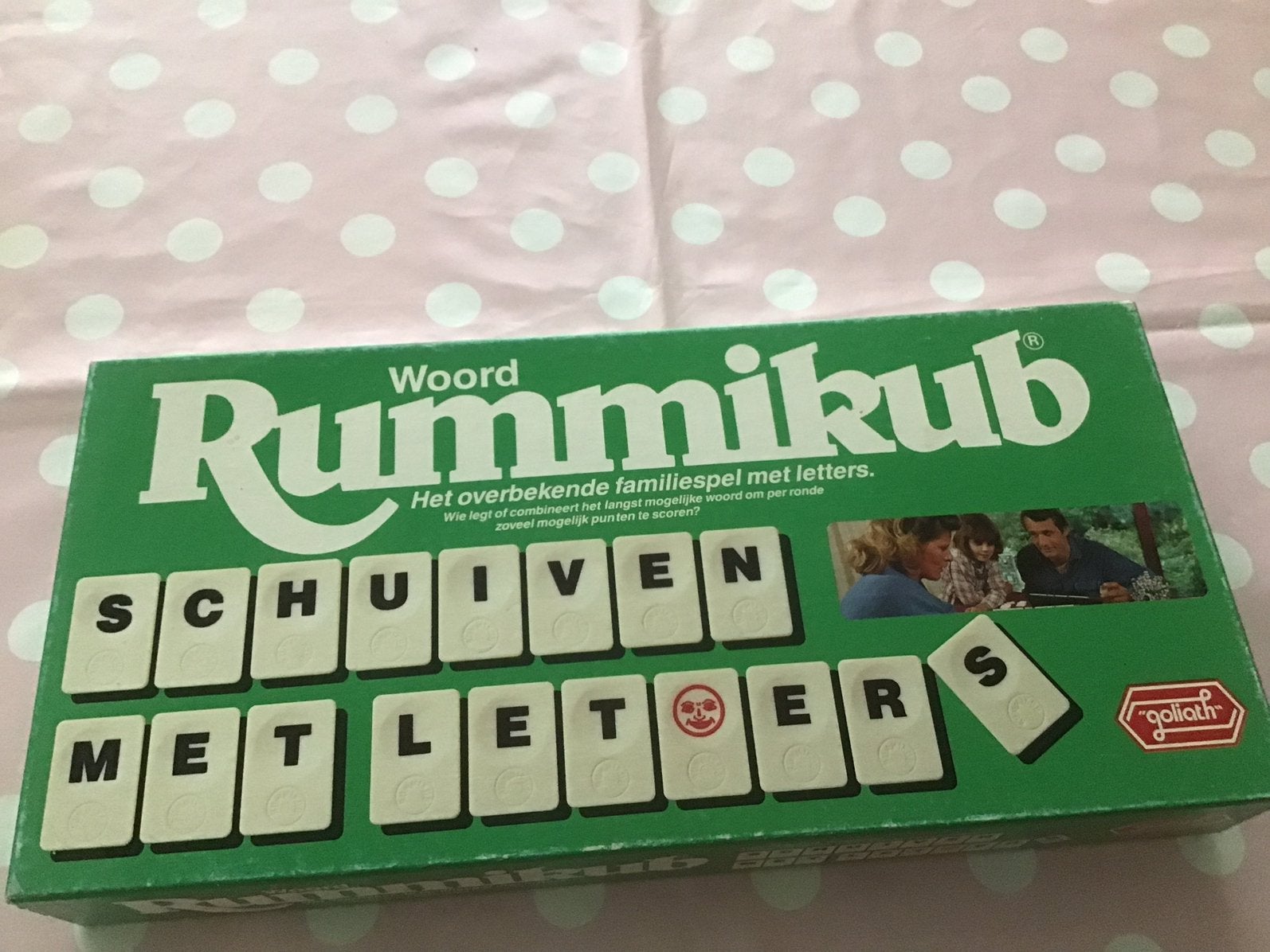 Rummikub woord compleet van Goliath vanaf 8 jr voor 1-4 spl., Ophalen of Verzenden, Zo goed als nieuw