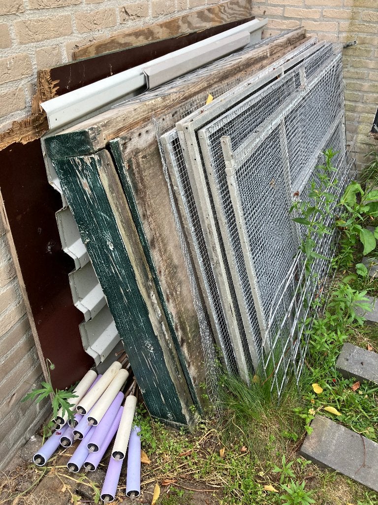 volière / volière panelen / aluminium volière (gratis), Ophalen, Gebruikt, Aluminium, Volière