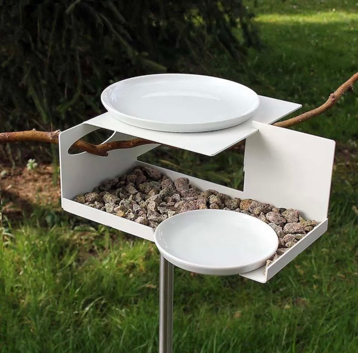 Design Vogel Voederhuisje / Vogelvilla / Vogelbad Bauhaus, Ophalen, Zo goed als nieuw