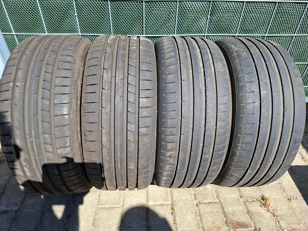 4 Banden 195/55-16 met 6.5 mm profiel Dot4223, Ophalen, Gebruikt, 16 inch, 195 mm