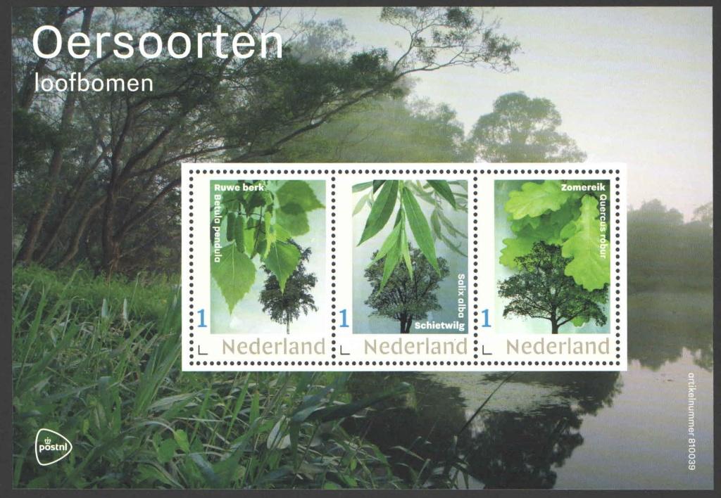 Postzegels Oersoorten: Loofbomen, Ophalen of Verzenden, Na 1940, Postfris