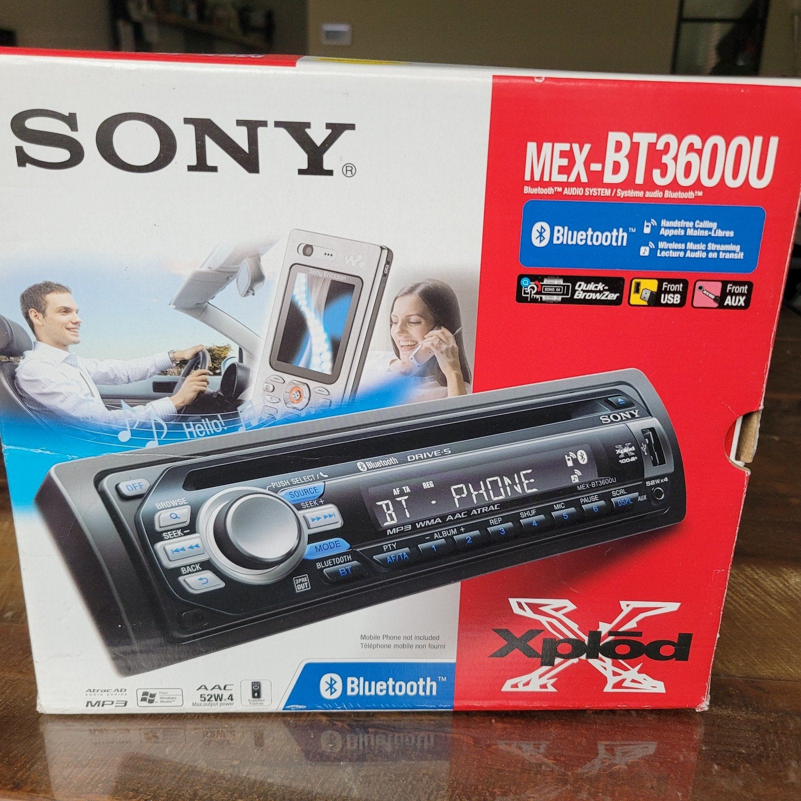Sony mex-BT3600U, Ophalen