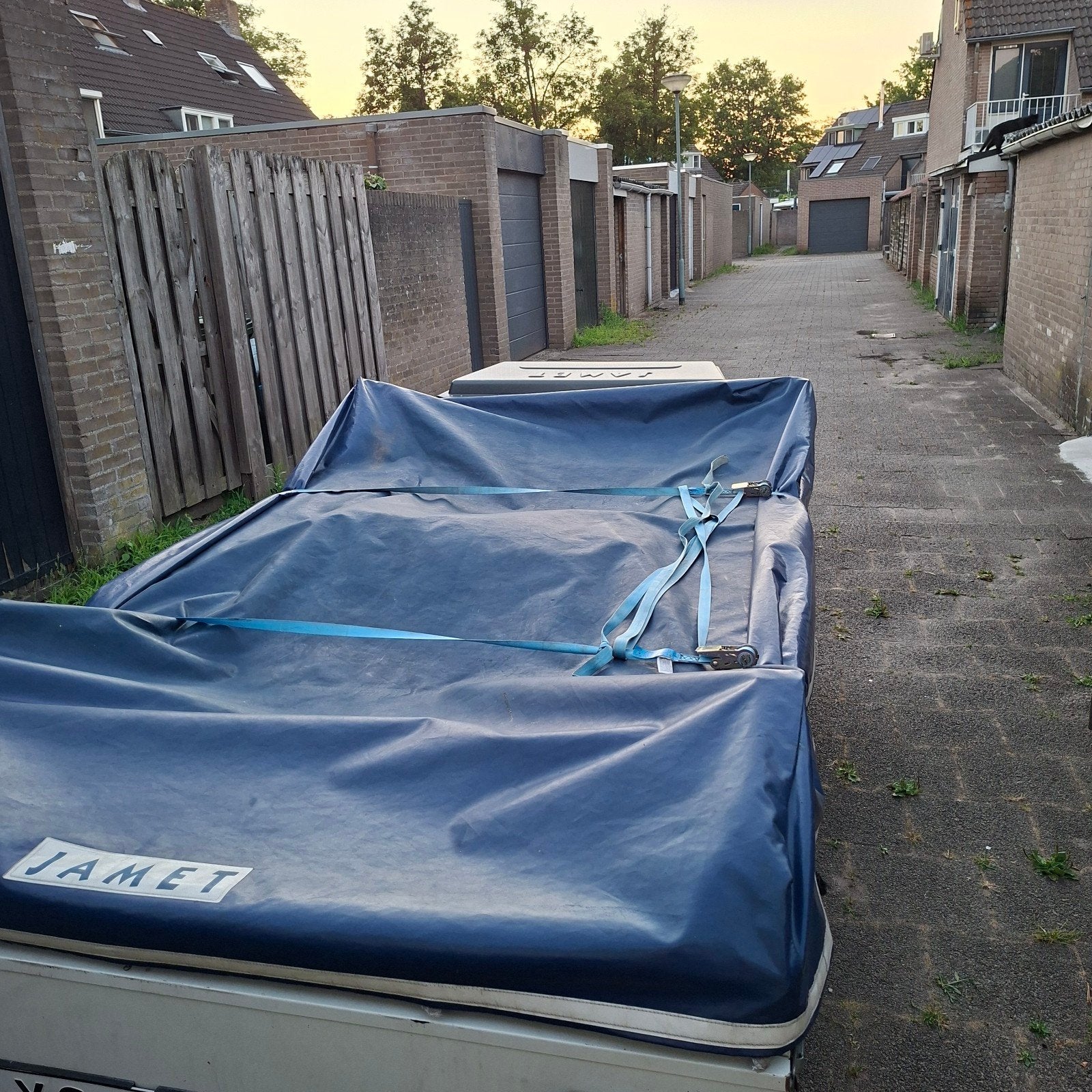 Jamet Louisiana vouwwagen basis., Ophalen, Blauw, Aanwezig, Jamet