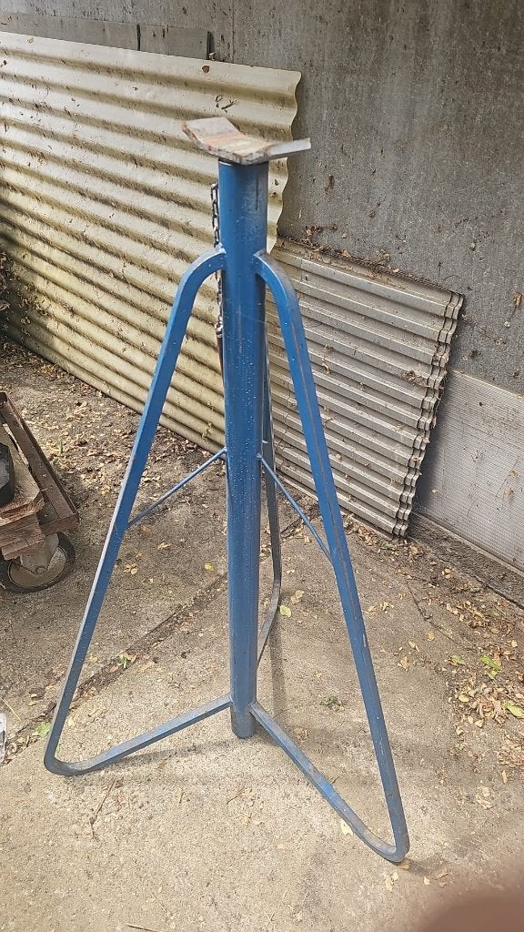 Verstelbare motorbok / assteun, Ophalen, Gebruikt