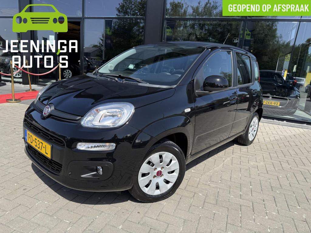 Fiat Panda 0.9 TwinAir Lounge|Airco|PDC, Stof, Panda, Zwart, Bedrijf