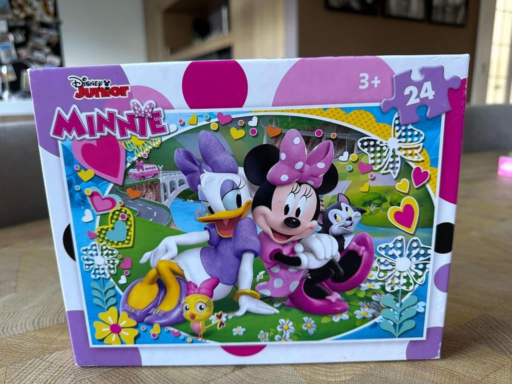 Disney  Junior puzzel van 24 stukjes nieuwstaat, 2 tot 4 jaar, 10 tot 50 stukjes, Ophalen of Verzenden, Zo goed als nieuw