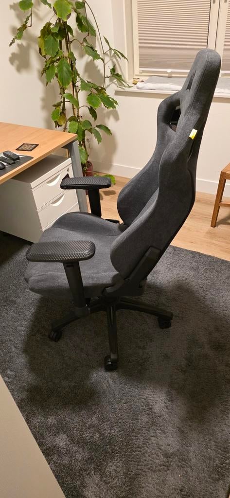 Corsair T3 Rush Gaming Stoel - Donkergrijs, Huis en Inrichting, Bureaustoelen, Nieuw, Bureaustoel, Grijs, Ergonomisch, Gaming bureaustoel