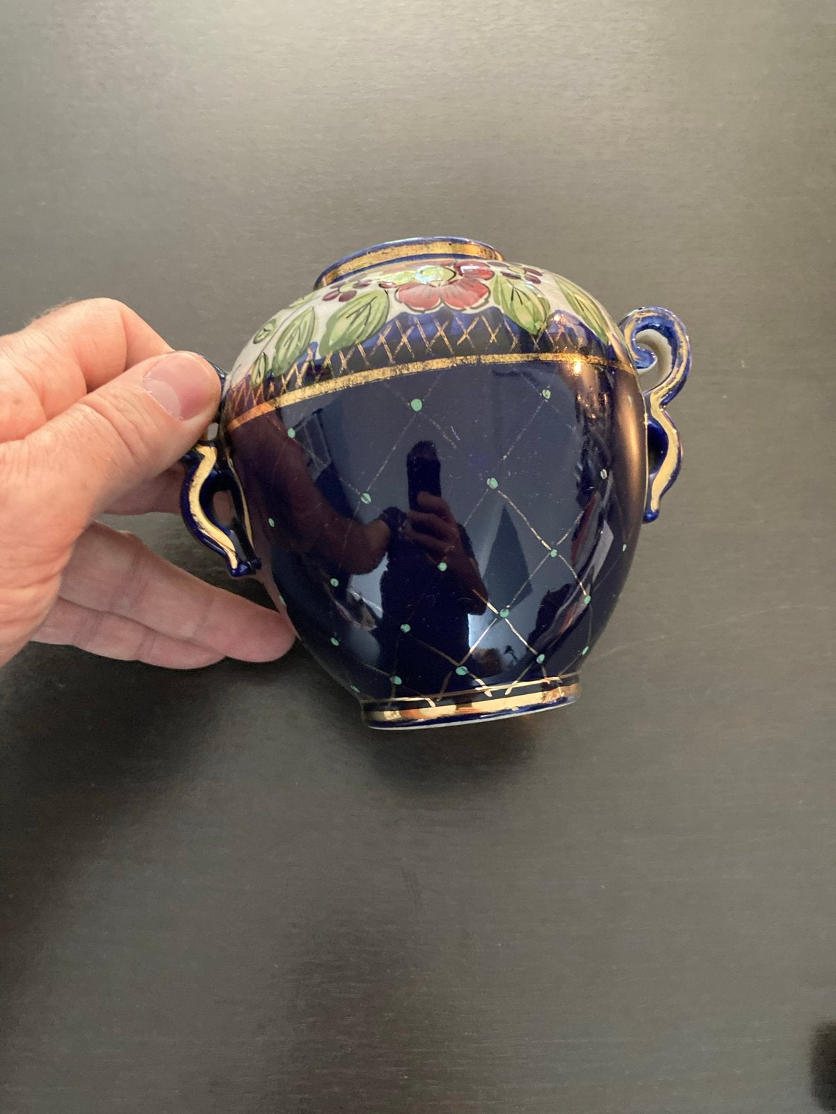 Flora Gouda Holland Vaasje met Handvatten, Ophalen of Verzenden
